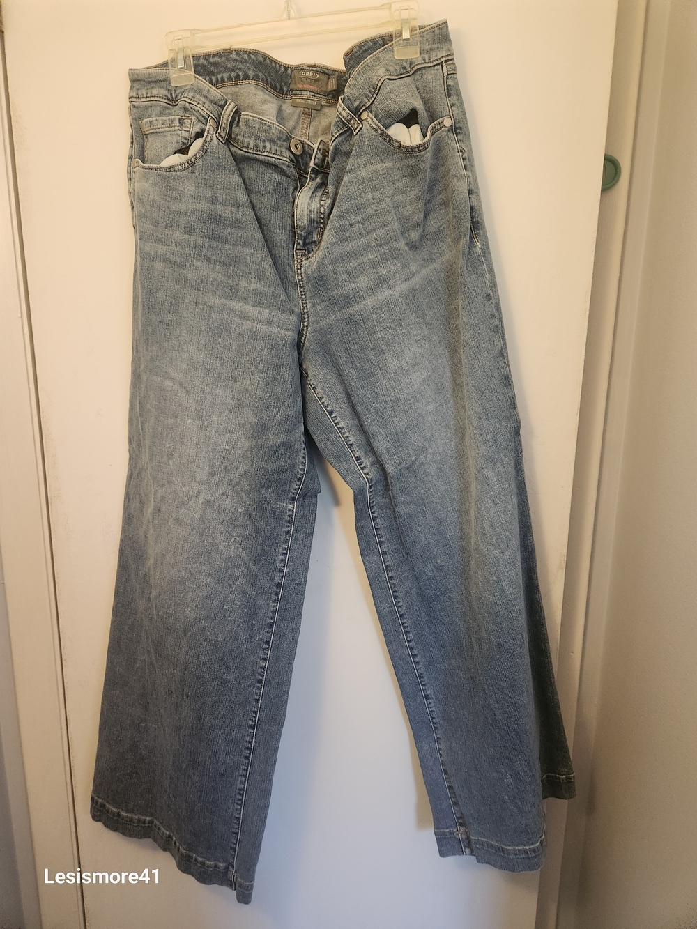torrid Light Blue Wide-Leg Jeans